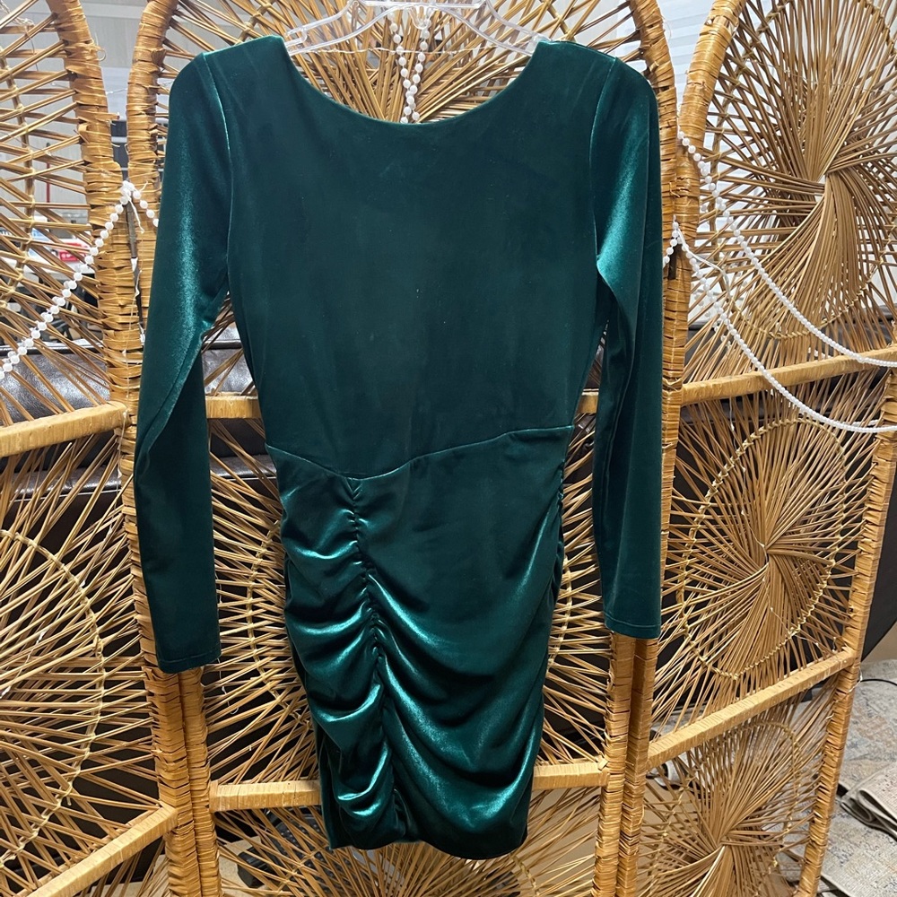 Velvet cocktail dress